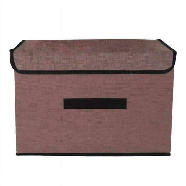 Foldable Storage Boxes With Lids Fabric Washable Crate Storage With Lids