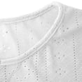 thumbnail image 2 of TaTaai Women's Summer Base Layer Top Short Sleeve V-Neck Mesh Fabric Ribbed Knit Casual Slim Fit Multi-Color T-Shirt Gift, 2 of 8