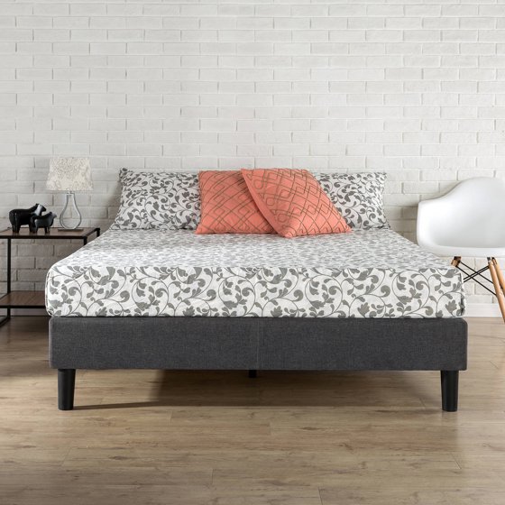 Zinus Essential Platform Bed Grey