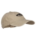 thumbnail image 5 of Eye That Sees All Embroidered Washed Dyed Cotton Cap - Khaki OSFM, 5 of 5