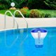 thumbnail image 2 of Termómetro químico flotante con piedras flotantes para cloro de piscinas Dispensador de cloro químico para piscinas con soporte para termómetro, 2 of 5