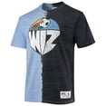 thumbnail image 2 of Men's Mitchell & Ness Sky Blue Kansas City Wiz Vertical Tie-Dye Top, 2 of 3