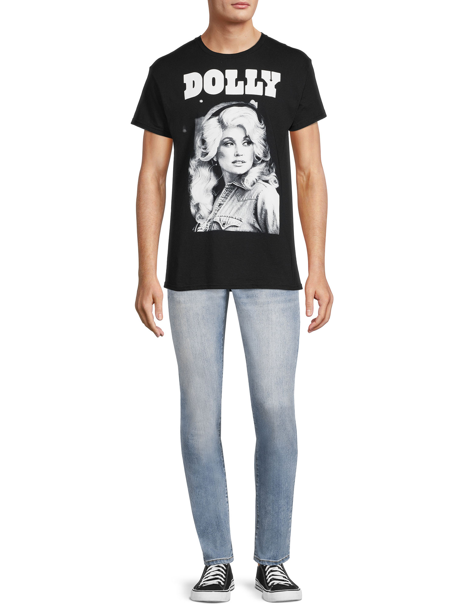 Dolly Parton Men's Portrait Graphic T-Shirt photo 2