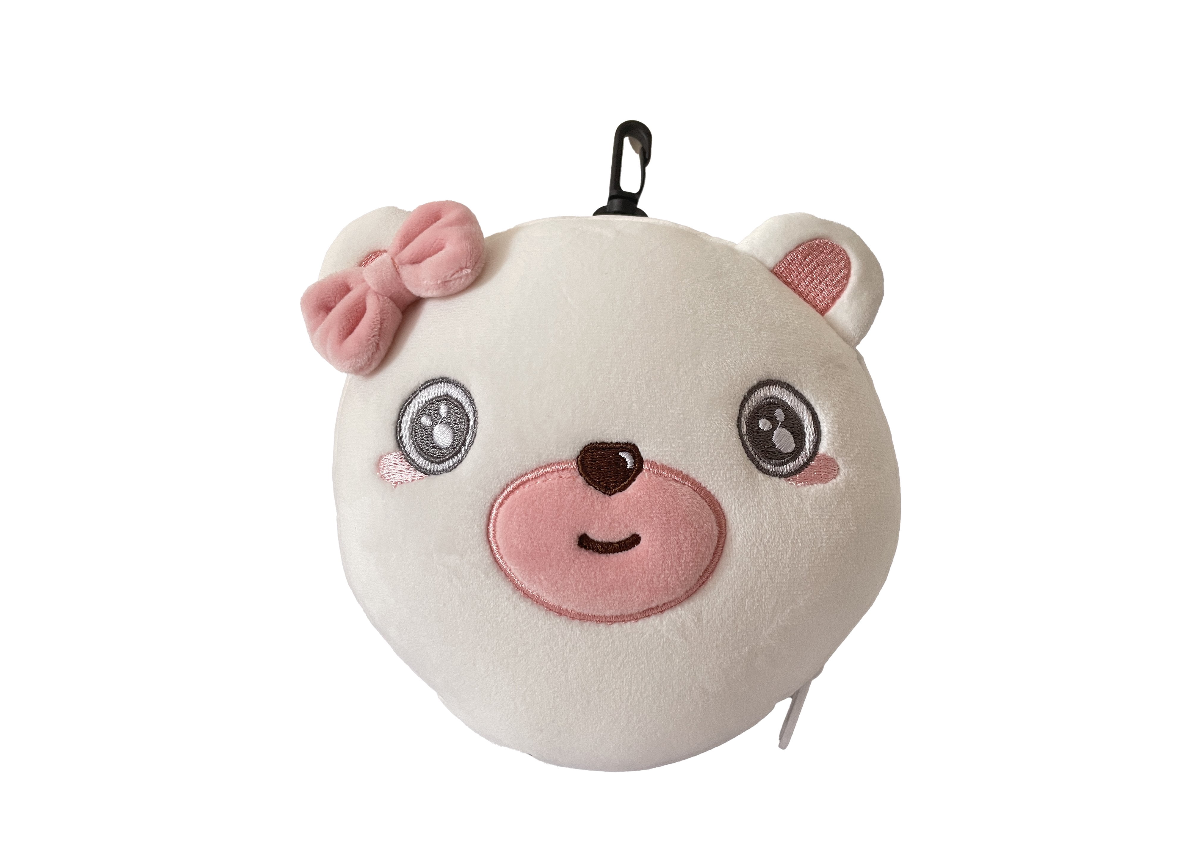 2-in-1 Travel Pillow and Eye Mask Animal Plush Soft Eye Mask Blindfold for Sleeping, Nights and Travel