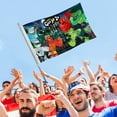 thumbnail image 4 of Héroes de Goo Jit Zu Bandera impresa con temática, regalo perfecto para fanáticos, amigos y familiares, y adecuada para actividades al aire libre e interiores, decoraciones de fiesta. 60*90CM, 4 of 6