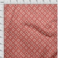 thumbnail image 4 of oneOone Coton Popeline Sergé Rose Tissu Africain Aztech Robe Tissu Tissu Imprimé par la Cour 56 Pouces de Large, 4 of 4