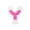 A002- Hot Pink, variant on Dog Chew Toys for Aggressive Chewers 4.5 Inch Durable Nylon Y Shape Puppy Toothbrush Oral Toys Interactive Pet Chew Toys for Large Dogs Yellow, 1 Pack