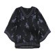thumbnail image 1 of Alfani Blusa bordada para mujer, negra, pequeña, 1 of 1