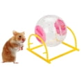 thumbnail image 4 of Balle de Course pour Hamster en Plastique 2 Pcs Jouet d'Exercice pour Hamster Balle de Jogging avec Support, 4 of 10