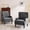 Beige, variant on Bezseller Wingback Armchair with High Back, Upholstered Accent Chair for Living Room,Bedroom,Office,Beige