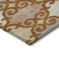 thumbnail image 4 of 10' X 14' Terra Cotta Beige And Gray Trellis Washable Indoor Outdoor Area Rug, 4 of 5
