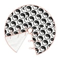 thumbnail image 3 of Salouo Yin Yang Christmas Tree Skirt 36" Farmhouse Christmas Decorations Snowman Xmas Tree Skirt Tree Mat for Holiday Party Decor, 3 of 8