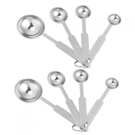 

Stainless Steel Measuring Spoons With Marks Coffee Scoops Set Baking For Kitchen Baking Supplies