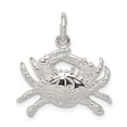 thumbnail image 3 of 925 Sterling Silver Crab Charm Pendant, 3 of 6
