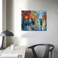 thumbnail image 4 of Nawypu -Art wall art “Autumn Alley”| Citcape wall art for living room | Painting for wall decoration | Abstract canvas wall art for home or office | Acrylic painting, 4 of 6