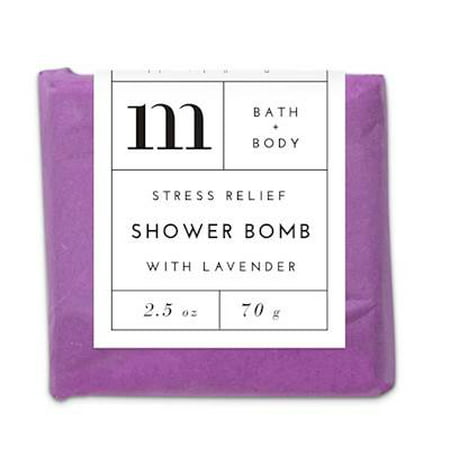 STRESS RELIEF Lavender Mixture Aromatherapy Shower Bomb 2.5