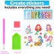 thumbnail image 1 of Kit de pintura con diamantes de gemas grandes para niños, 12 pegatinas, manualidades, bricolaje, pintura con diamantes 5D mágica por números, juguetes, regalo para niñas y niños, 1 of 5