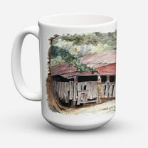 Carolines Treasures 8740CM15 Old Barn Coffee Mug 15 oz 15 ounce multicolor