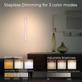 thumbnail image 4 of Jinsinto 160 LED Cabinet Light, USB Rechargeable Wireless LED Motion Sensor Closet Light, LED Lighting Kitchen Study Cupboard Night Light Cupboard Stair Hallway Lamp, 4 of 5