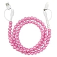 thumbnail image 1 of tamizeot Multi Anti-USB Cable Set Beaded Charging Cords Collection Beads Phone Cable type+4 1m, 1 of 6