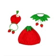 thumbnail image 2 of Strawberry Porch Goose Outfits Strawberry Goose Clothes for Outdoor Garden Yard Patio Lawn Goose Statue, 2 of 6