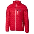 thumbnail image 2 of Men's Cutter & Buck Red Memphis Redbirds Rainier PrimaLoft Big & Tall Eco Insulated Full-Zip Puffer Jacket, 2 of 3