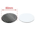 thumbnail image 2 of 4pcs 60mm Car Wheel Center Hub Cap Sticker Emblem Badge Decal Carbon Fiber Pattern, 2 of 6