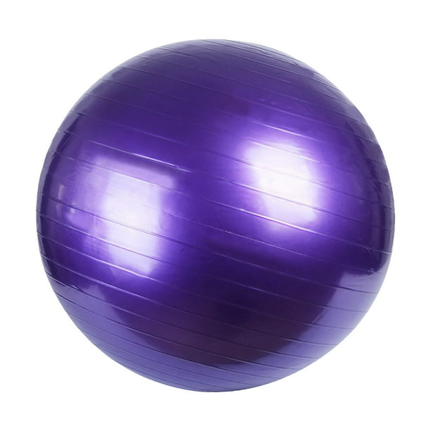 Pelota de equilibrio, pelota de yoga, pelota de estabilidad gruesa, antideslizante y antiexplosión para pilates 55CM Púrpura