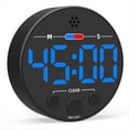 thumbnail image 1 of Temporizador Digital Visual con Pantalla LED: Ideal para Cocina, Aula, Productividad y Niños. Magnético, Alarma Azul., 1 of 5