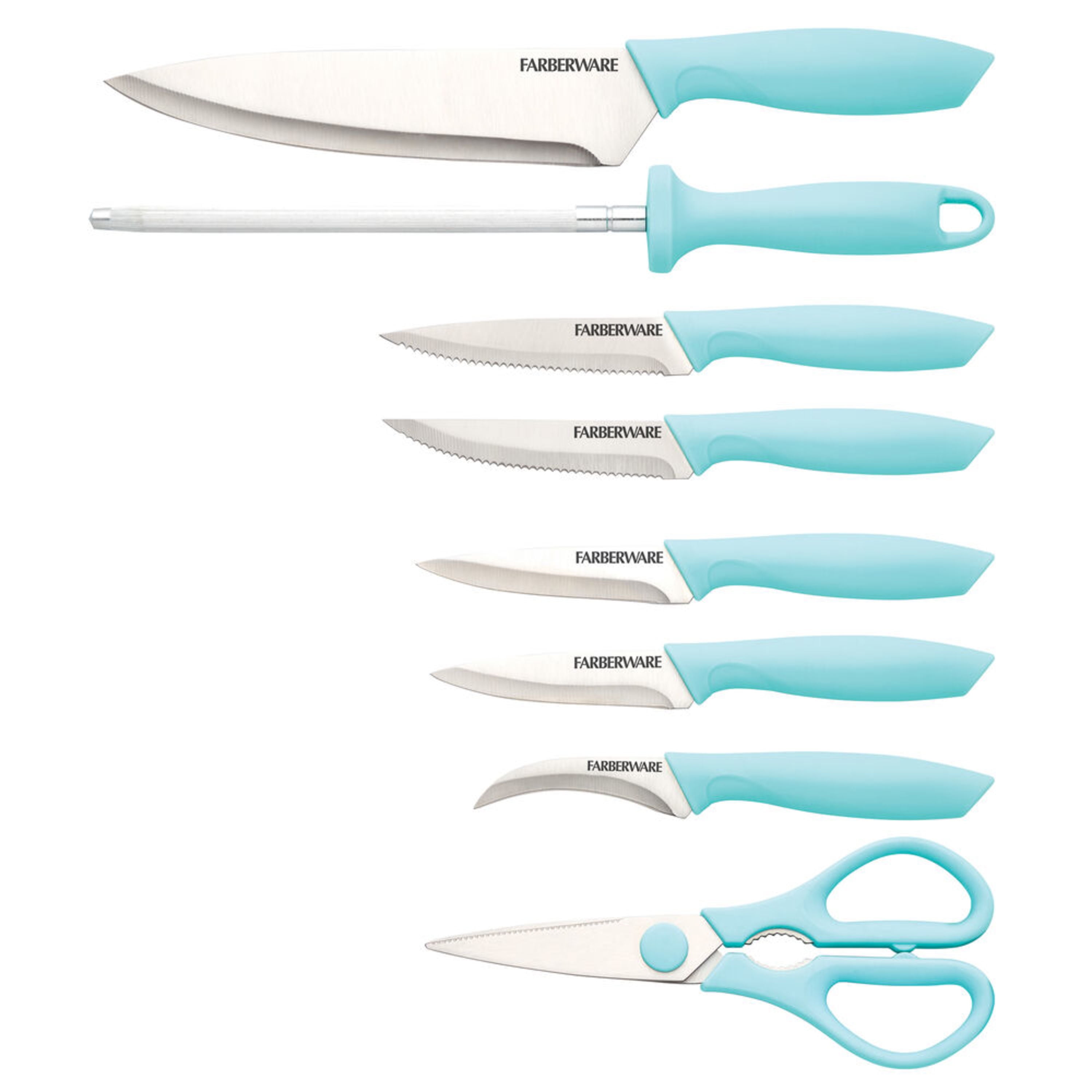 Farberware Knives Farmers Market 12 Piece Prep Set, Knives and Cutting  Boards