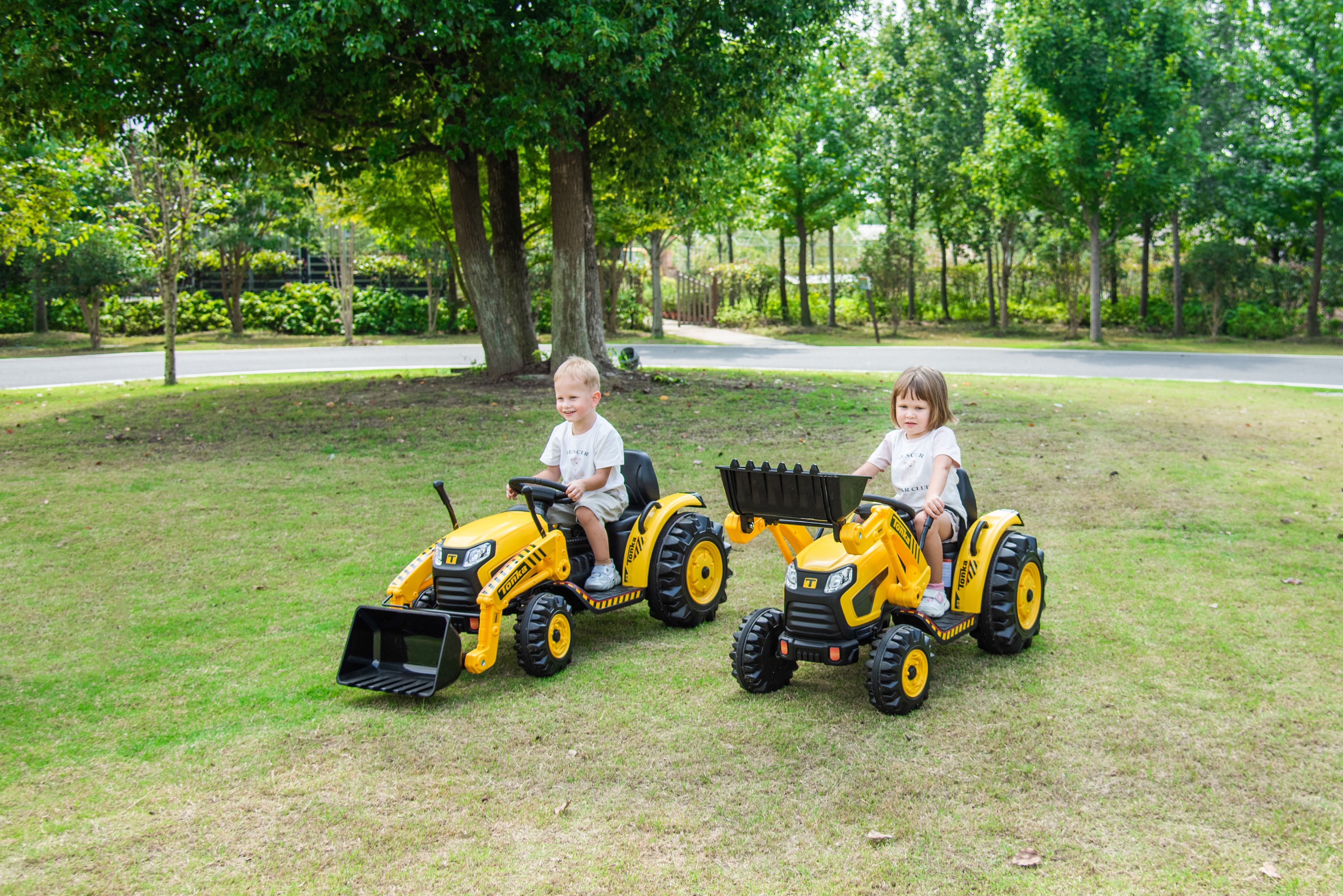 Tonka Construction Tractor 12V by Best Ride on Cars
