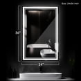 thumbnail image 3 of OseMall 24*36 in Vanity LED Mirror Bathroom Antifog 3 Color light Adjustment CRI 90, 3 of 6