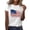 White, variant on Aayomet Trendy Tops For Women Womens Summer Shirt V Neck Casual Tshirts Puff Sleeve Tops for Women,White M