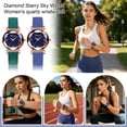 thumbnail image 3 of Resicozy Womens Watches Classic Quartz Watch with Leather Strap Vintage Small Face Round Watches Birthday Gift for Ladies 2026 Deep Blue, 3 of 5