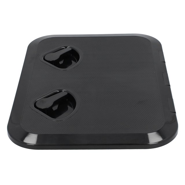 Deck Inspection Cover, UV-Resistant With 2 Recessed Handles Deck Hatch Replacement Deck Inspection Hatch With Lock For Boat For Marine Black,White