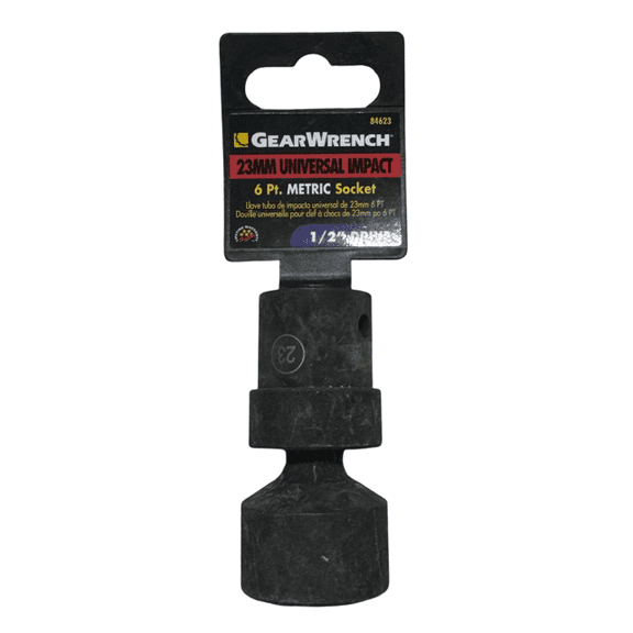 GearWrench 1/2" Drive 23mm Universal Impact Socket 6 Point 84623