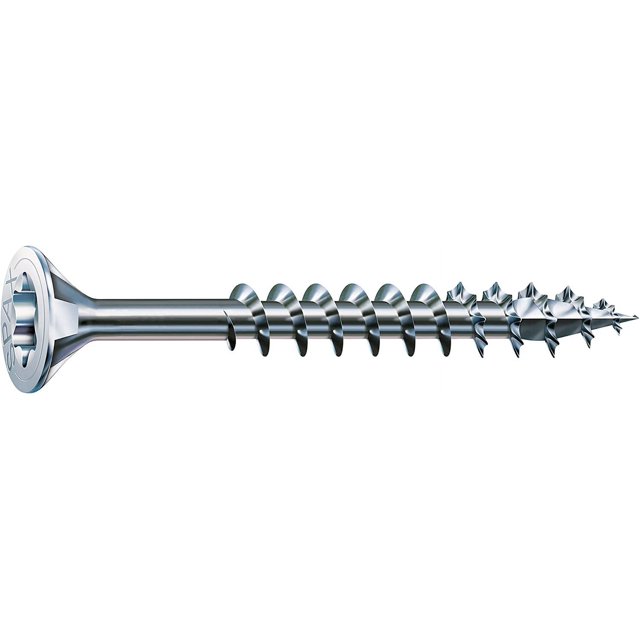 Tornillo autorroscante de acero inoxidable, tornillo Phillips de cabeza plana, cabeza avellanada, tornillo autorroscante M3, 6cm (100 Uds.