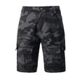 thumbnail image 6 of Nestiefly Camo Mens Cargo Shorts Waterproof Lightweight Relaxed Fit Outdoor Camouflage Hiking Fishing Shorts with Multi Pockets 2026 Gray XL, 6 of 7