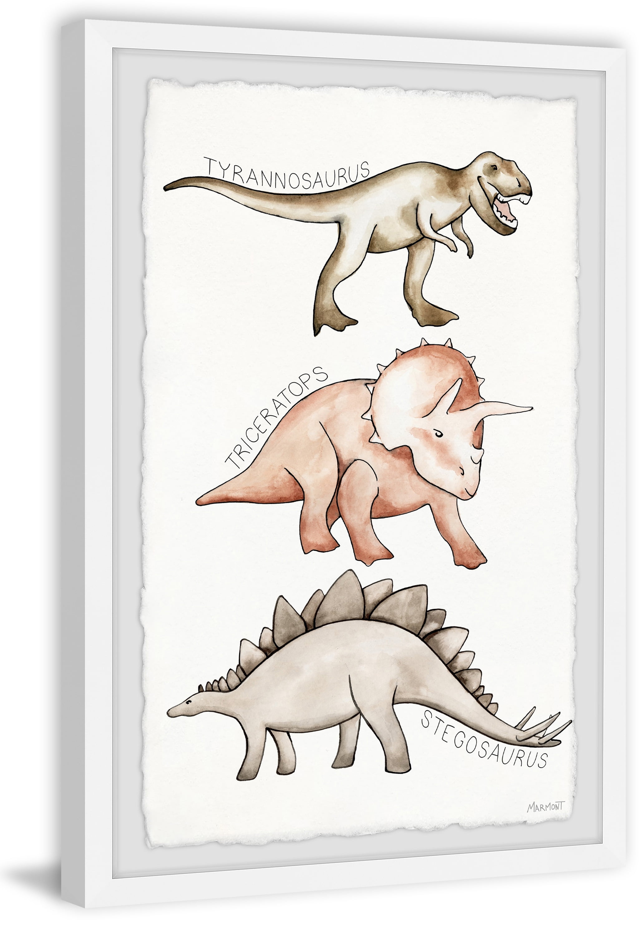 Marmont Hill Prehistoric World Framed Wall Art
