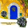 thumbnail image 1 of ICQOVD Simulation Leaf Bee SunflowerWreath Artificial Garland Hanging Pendants Wedding, 1 of 7