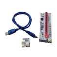 thumbnail image 2 of Heliisoer PCI-E 1X to 16X three power cable adapter board, 2 of 6