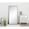 thumbnail image 2 of Metal frame rectangle mirror 30 inch in Black, 2 of 5