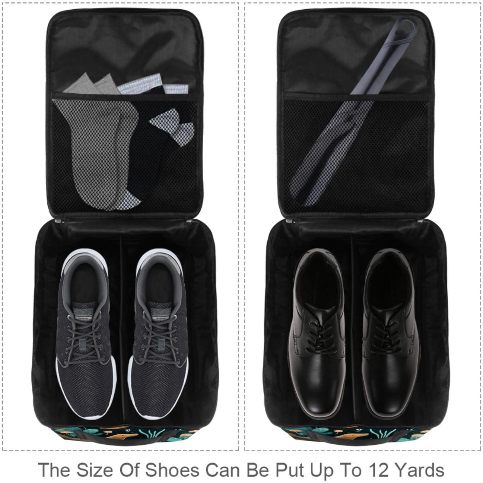 Platypus Polyester Shoe Boxes Organizer for Closet Storage - 23x31cm/9x12in - Space Saving Solution for Shoes Storage and Organization