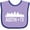 Lavender and Purple, variant on Inktastic Austin Texas Skyline Silhouette TX City Boys or Girls Baby Bib