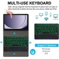 thumbnail image 3 of Funda con Teclado Negra para iPad Air 13" M2 2024 / iPad Pro 12.9" 2018-2022, 3 of 7