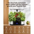 thumbnail image 4 of Garvee Smart WiFi Indoor Herb Garden Kit, 12 Pods Hydroponics Growing System up to 30" with Pump System, 4 of 8