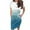 White, variant on Dresses Women's Gradient Waist Retraction Round Neck Short Sleeve Dress Petite Dresses on Clearance