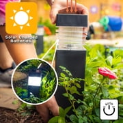 Column Solar LED Pathway Light - 4 Pack