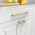 thumbnail image 3 of 10 Pack 6.3 Inch(160mm) Gold Cabinet Pulls Cabinet Handles Cupboard Handles Kitchen Cabinet Hardware for Cupboard Drawer Pulls, 3 of 12