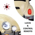 thumbnail image 2 of Montable para Niños Vocho Eléctrico Control Remoto JOYKOO luz 12V - Beige, 2 of 8